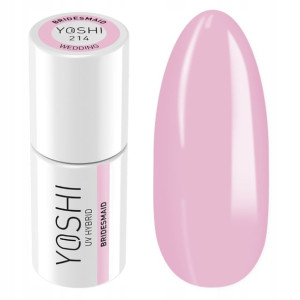 Yoshi Pro lakier hybrydowy 214 Rumiany 6ml