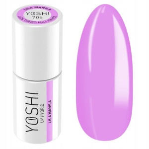 Yoshi Pro lakier hybrydowy 706 Rożowy Fiołek 6ml