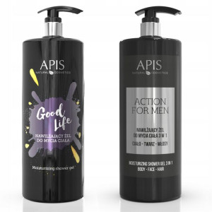 APIS Zestaw Żel do mycia ciała zapach perfum 2x1L