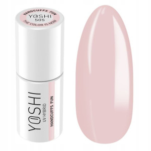 Yoshi Pro lakier hybrydowy 505 Różowy ślubny 6ml