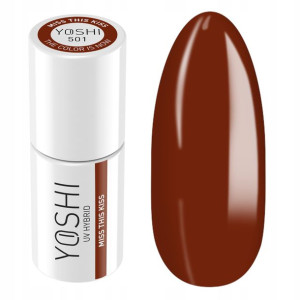 Yoshi Pro lakier hybrydowy 501 Jasny rubinowy 6ml