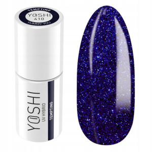 Yoshi Pro lakier hybrydowy 410 Gwiezdny granat 6ml