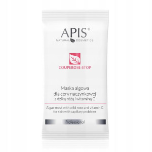 APIS Couperose MASKA ALGOWA cera naczynkowa wit C
