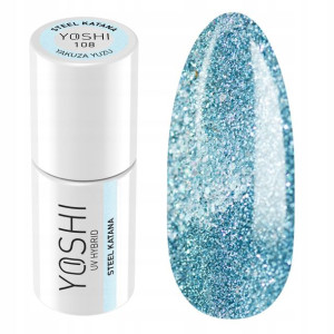 Yoshi Pro lakier hybrydowy 108 Zimne srebro 6 ml