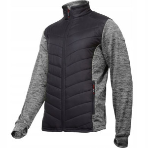 Bluza ocieplana pikowana szaro-czarna 3XL Lahti