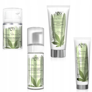 APIS Natural Cannabis Zestaw pielęgnacja twarz rąk