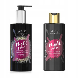 APIS Night Fever Zestaw balsam żel do mycia ciała