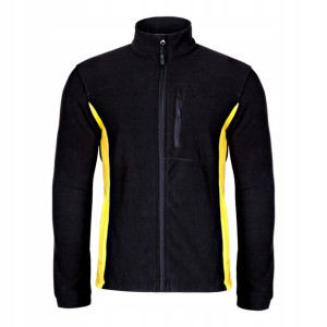 Bluza polar roboczy czarno-żółty 2XL Lahti Pro