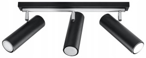 LISTWA LED Ruchome TUBY Plafon DIREZIONE 3 Czarny