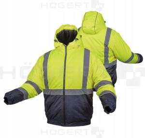 Kurtka ostrzegawcza ocieplana bomber HOGERT r. S