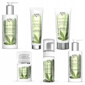APIS Natural Cannabis zestaw rąk twarzy z konopii