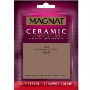 Farba Magnat Ceramic 0,03l C12 Kawowy Onyks Tester