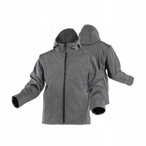Kurtka softshell INN kaptur grafitowa S HOGERT