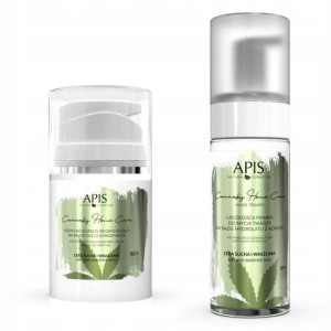 APIS Natural Cannabis krem pianka twarzy z konopii