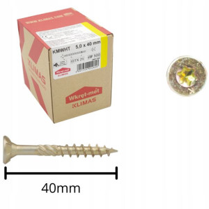 Wkręty Ciesielskie Do Drewna 5,0x40 Torx 500szt
