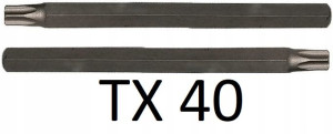 Bity końcówka Proline 3/8 Torx dł. 75mm T-40 2szt