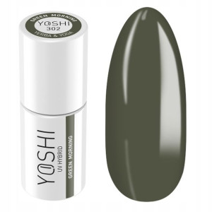 Yoshi lakier hybrydowy Green Morning #302 Pro 6ml