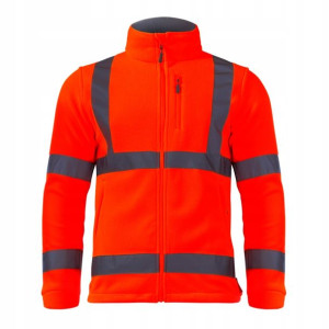 Bluza polar ostrzegawczy pomarańczowy 2XL Lahti