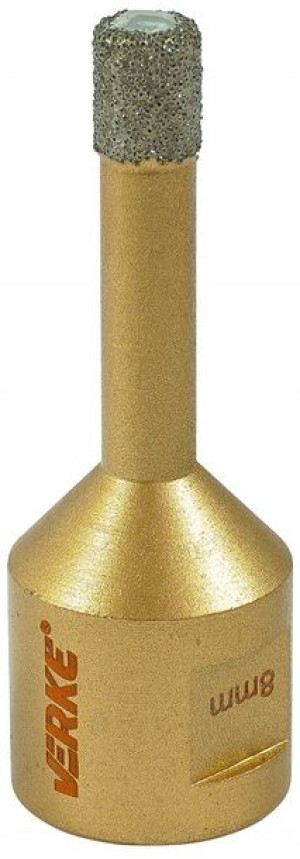 Otwornica do GRESU 8 mm gwint M14 na szlifierkę
