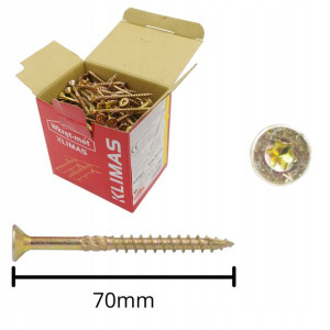 Wkręty Ciesielskie Do Drewna 6x70 Torx 200szt