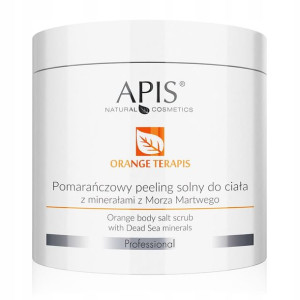 APIS Orange pomarańczowy peeling solny do ciała