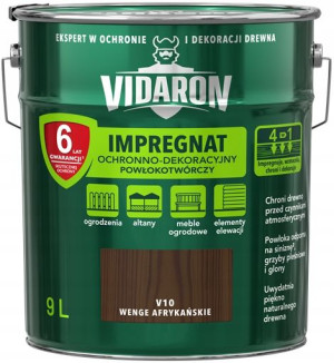 Vidaron Impregnat Ochronny Wenge Afrykańsk V10 9l