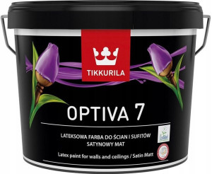 TIKKURILA OPTIVA 7 Satin Matt Farba Biała 2,7L A