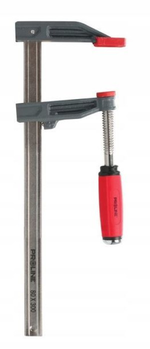 Ścisk stolarski typ F 300x120mm z blokadą PROLINE