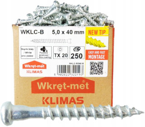Wkręty Do Łączników Ciesielskich 5x40mm Torx 250s