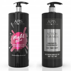 APIS Żele do mycia ciała zapach perfum ZESTAW 2xL