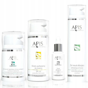 APIS KWAS GLIKOL 35% neutralizotor maska krem SPF