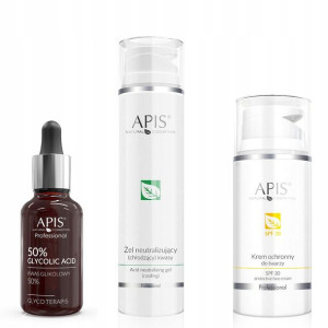 APIS KWAS glikolowy 50% eksfoliacja krem SPF30