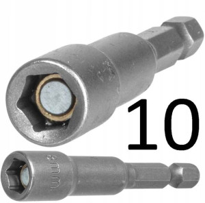 Nasadka klucz magnetyczny farmer 10mm x 65mm DŁUGA