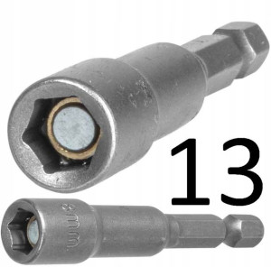 Nasadka klucz magnetyczny farmer 13mm x 65mm DŁUGA