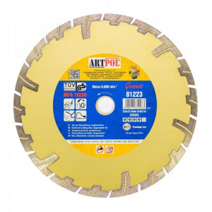 Tarcza diamentowa segmentowa 350x32mm redukcje