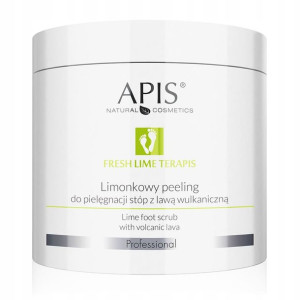 APIS Fresh Limonkowy PEELING do stóp potliwych