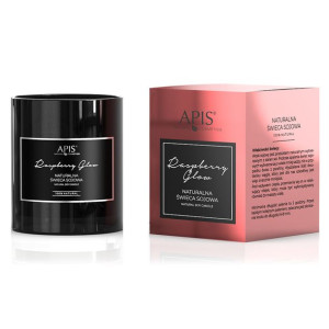 APIS Naturalna świeca sojowa zapach malin perfum