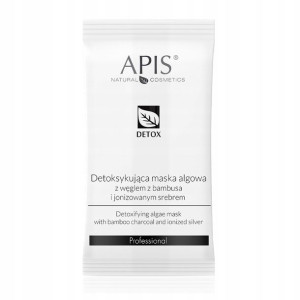 APIS DETOX maska algowa z węglem czarna matująca