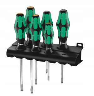 Wera Zestaw Wkrętaków Kraftform Lasertip + Wieszak