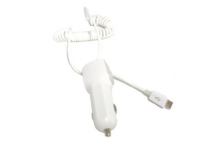 Ładowarka Samochodowa 2.1a Gniazdo Usb+ Wtyk Micro