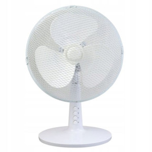 Wentylator Wiatrak Biurkowy 12” 35w Biały Dedra
