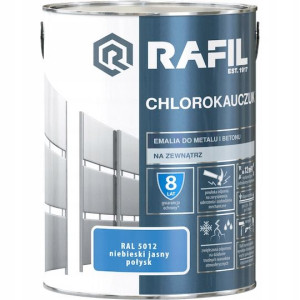 Rafil Chlorokauczuk Niebieski Jasny Ral5012 5l