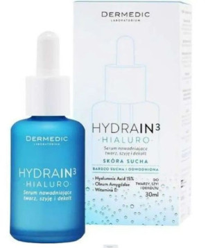 DERMEDIC HYDRAIN 3 HIALURO Serum nawadniające 30ml