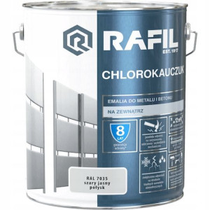 Rafil Chlorokauczuk Emalia Szary Jasny Ral7035 10l