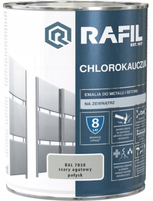 Rafil Chlorokauczuk Szary Agatowy Ral7038 0,9l