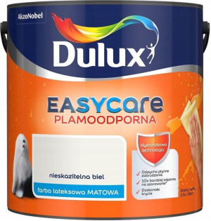 Farba Dulux Easycare Nieskazitelna Biel 2,5l Biała