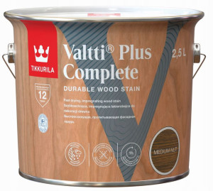 Tikkurila Valtti Plus Complete 2,5 Medium Nut