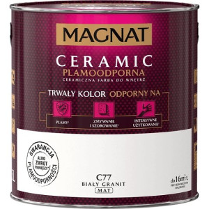 Farba Magnat Ceramic 2,5l C77 Biały Granit