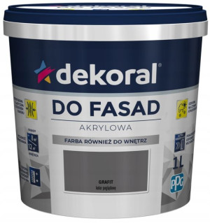 Farba Fasadowa Dekoral Polinit GRAFIT 5L