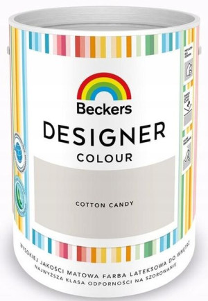 Beckers Designer Colour Farba 5L COTTON CANDY
